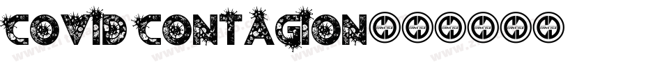 Covid Contagion字体转换